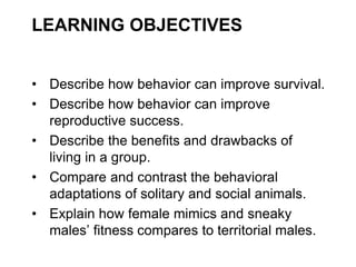 Animal behavior part 2 | PPTX