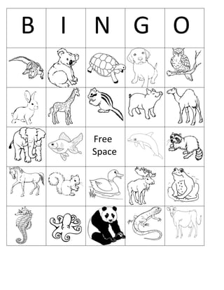 Animal bingo | PDF