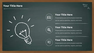 Your Title Here
Presentations are communication tools that
can be used as speeches, reports, and more.
Your Title Here
Presentations are communication tools that
can be used as speeches, reports, and more.
Your Title Here
Presentations are communication tools that
can be used as speeches, reports, and more.
Your Title Here
 