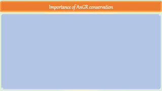 Importance of AnGR conservation
 