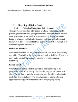 Animal breeding course | PDF