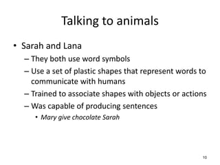Properties of Human language | PPTX