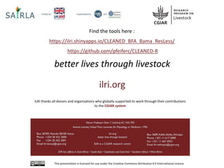 Tools not toys: CLEANED livestock environment app transforms data to decisions