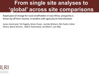 The Rural Household Multiple Indicator Survey (RHOMIS)