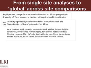 The Rural Household Multiple Indicator Survey (RHOMIS)