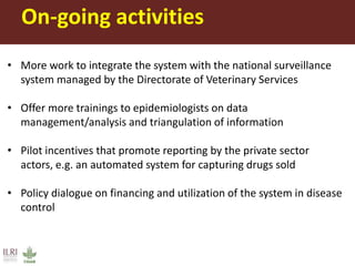 Mobile phone-based syndromic surveillance system for early detection and control of livestock diseases