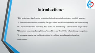 Advanced Deep Learning Techniques for Accurate Animal Detection and ...