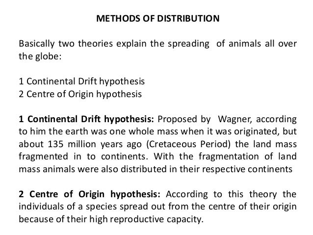 Animal Distribution