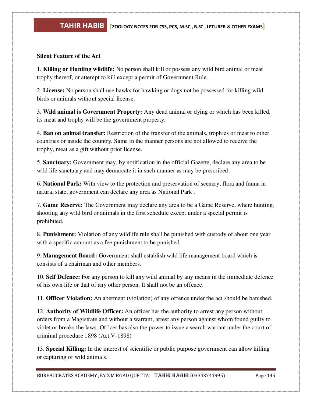 Animal diversity (Zoology) notes