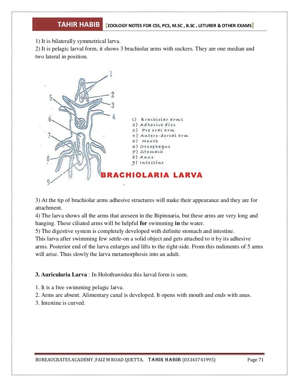 Animal diversity (Zoology) notes