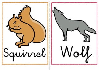 Squirrel   Wolf
 