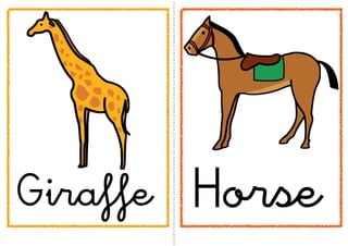 Giraffe   Horse
 