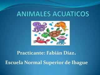 Practicante: Fabián Díaz.
Escuela Normal Superior de Ibague
 