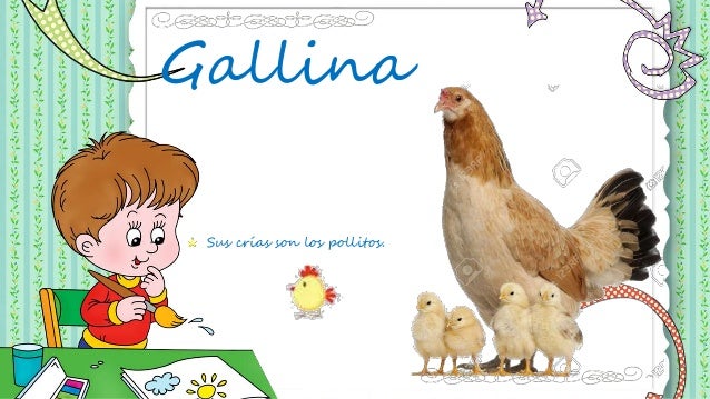 Animales de la granja y sus crías