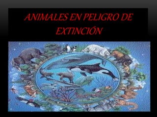 ANIMALES EN PELIGRO DE
EXTINCIÓN
 