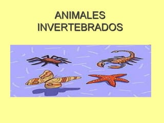 ANIMALES
INVERTEBRADOS
 