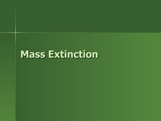 Mass Extinction 