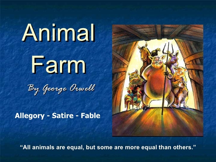 Animal farm satire essay