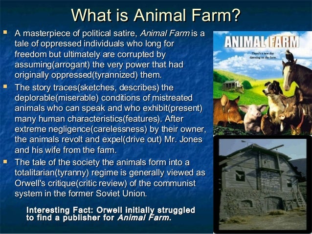 Political Satire in Animal Farm