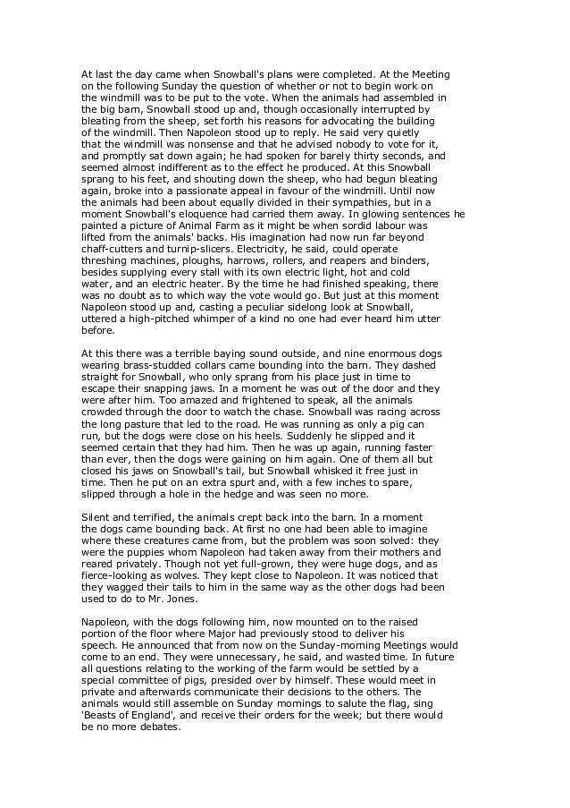 Animal farm snowball leadership quotes image