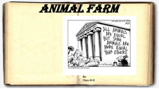 Animal farm
By-
Class-XI-D
 