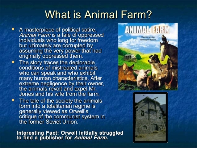 Animal farm English literature