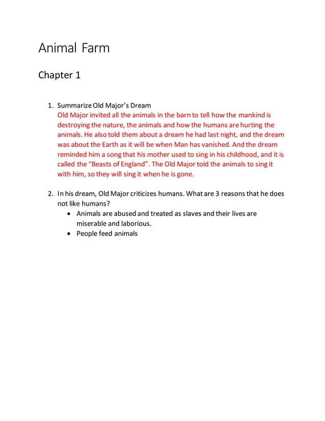 Animal farm | PDF
