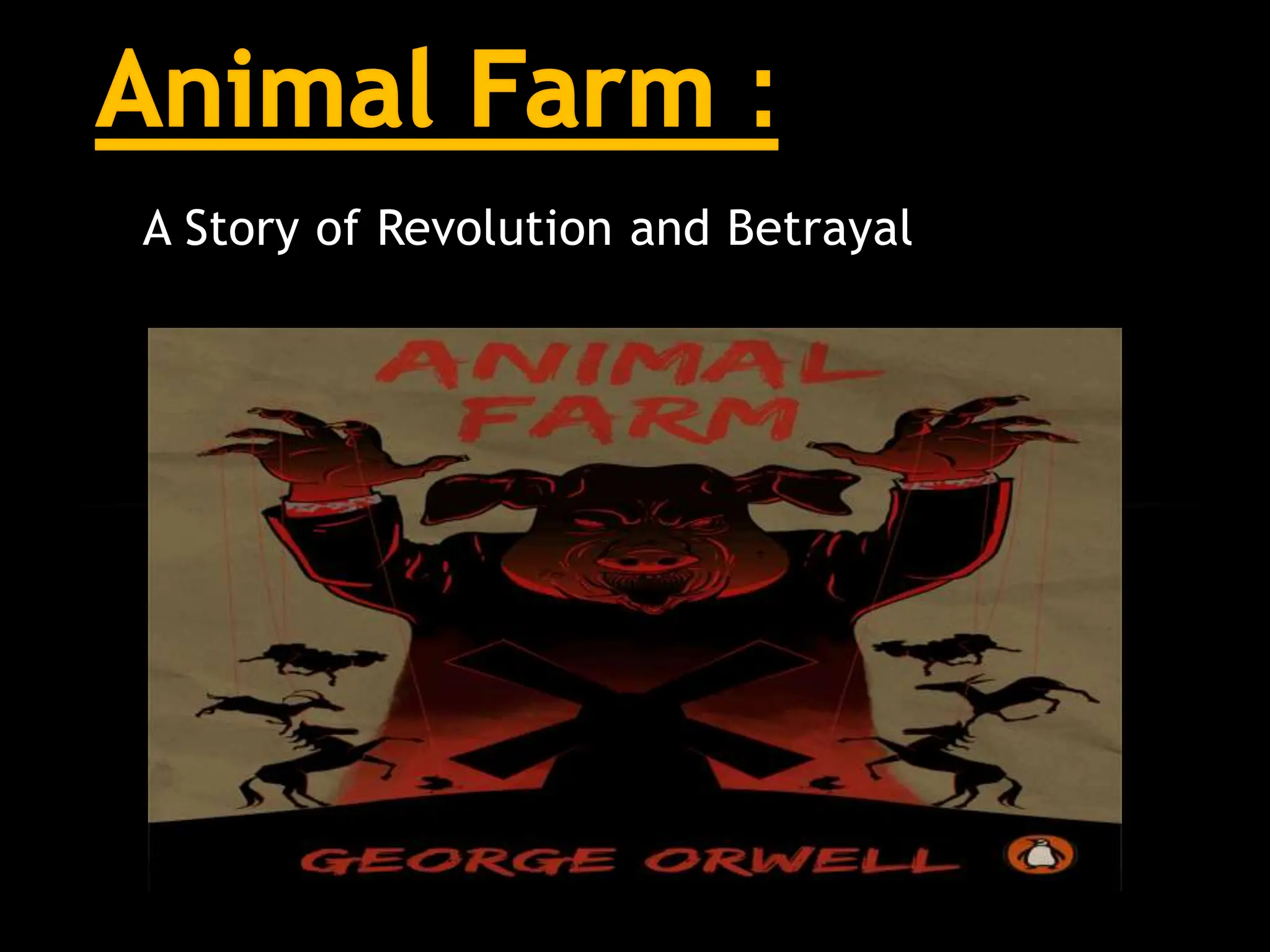 The Summary Of Animal Farm By George Orwell | PPTX