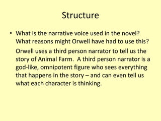 Animal farm revising the novel | PPT