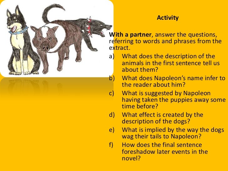 Animal farm revising the novel