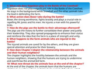 Animal Farm chapter 4 analsys and summary | PPTX