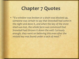 Animal Farm Quotes About Power Animal Farm Chapter Quotes