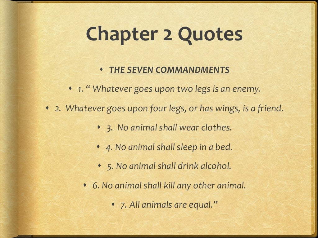 Animal farm chapter quotes