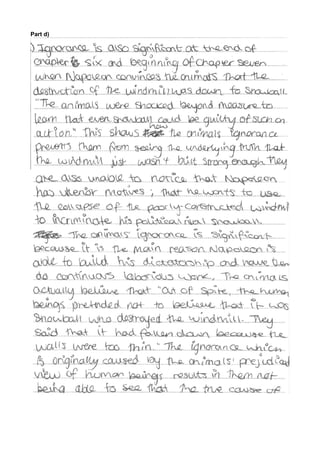 Animal Farm exemplar materials