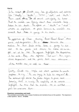 Animal Farm exemplar materials