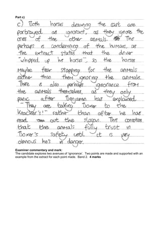 Animal Farm exemplar materials