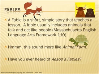 Animal Farm Fairy Story