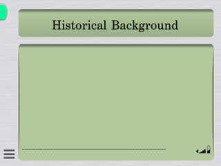 Historical Background 