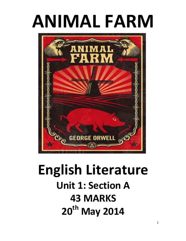 Animal Farm Edexcel English Literature Revision Guide