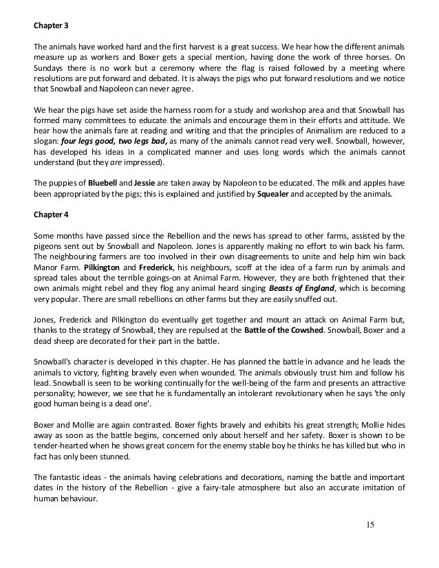 Animal farm essay questions edexcel image