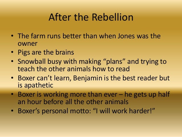animal farm an animals rebelling against Animal farm ch 2 thematic and recall after major's death what happens to the idea of rebelling against what is the single cause that gets the animals to. animal farm an animals rebelling against Animal farm ch 2 thematic and recall after major's death what happens to the idea of rebelling against what is the single cause that gets the animals to.
