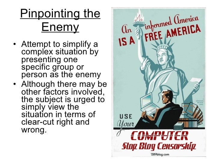 Simplification Propaganda