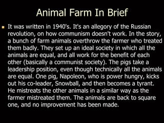 Animal Farm [Full Summary] of Key Ideas and Review