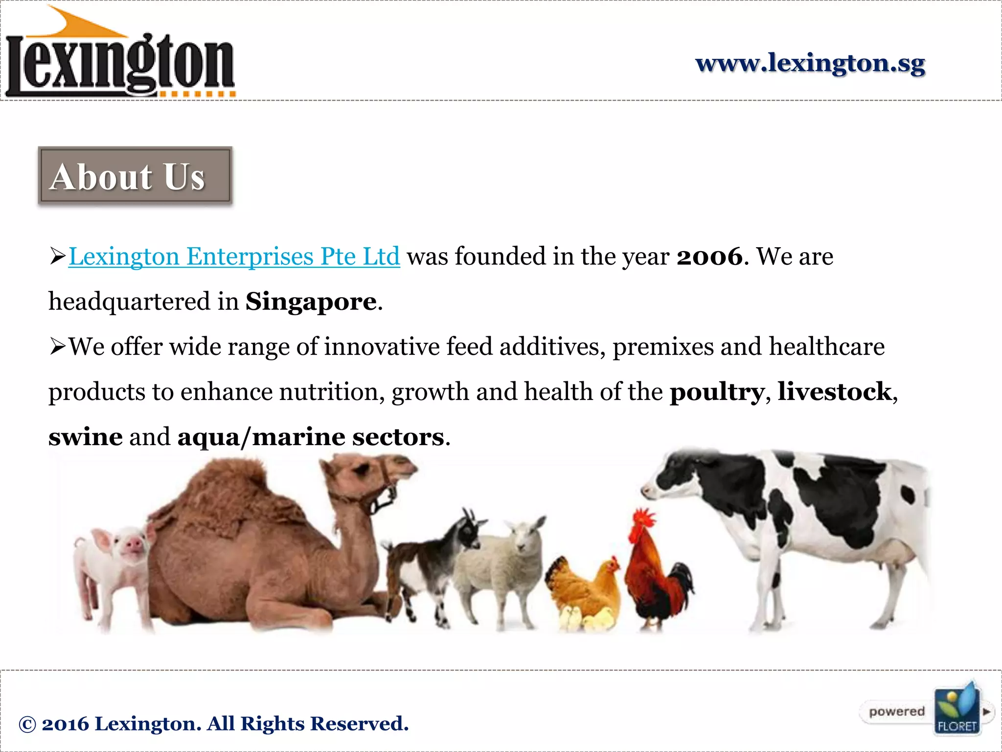 Animal Feed Premix Manufacturers PPT