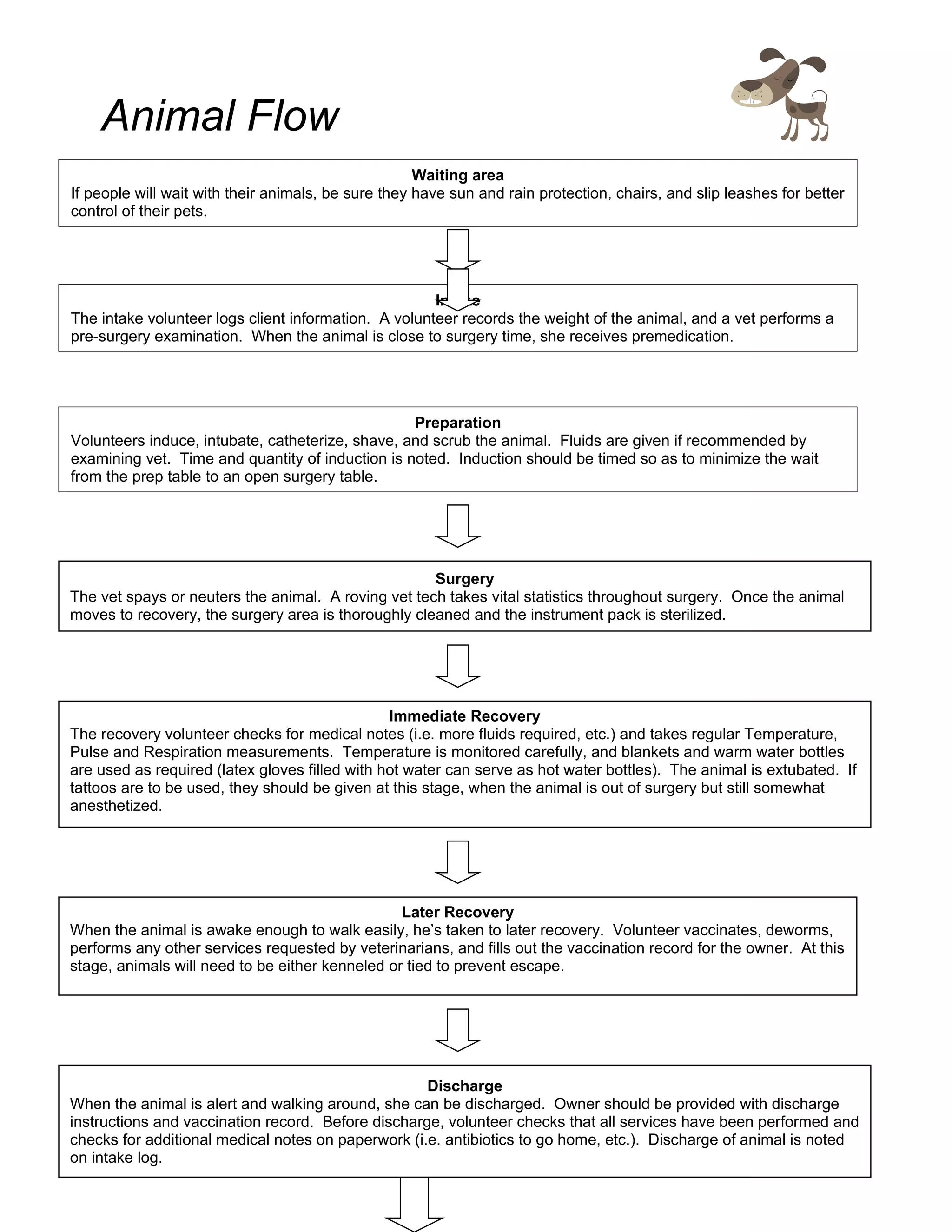 Clinic Animal Flow / Process | DOC