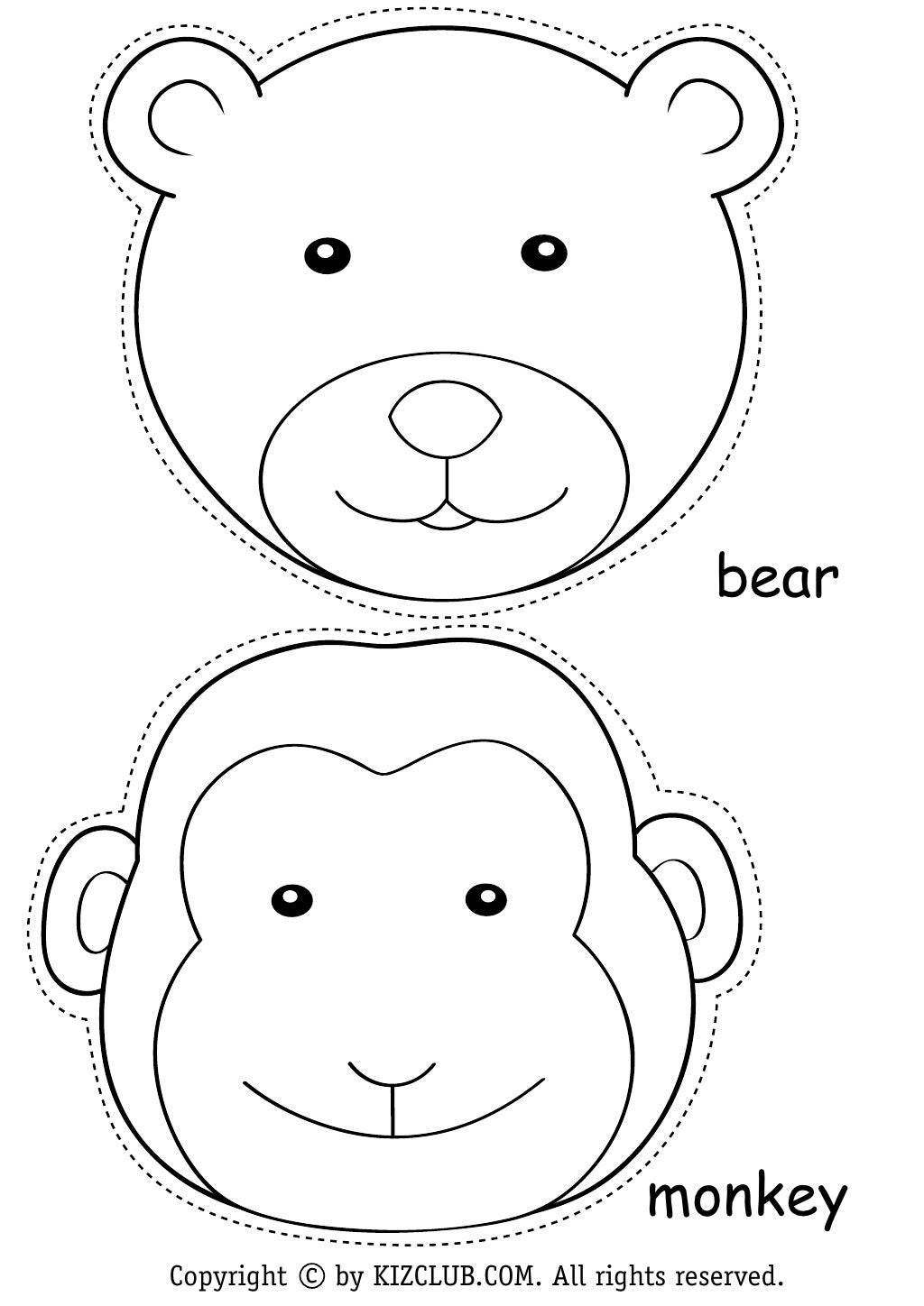 Free Printable Animal Headbands Printable World Holiday