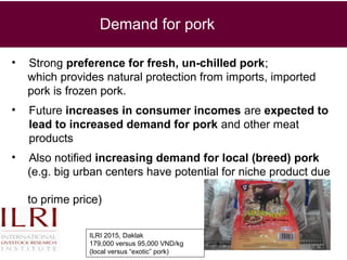 Animal health and food safety in smallholder pig value chains in Vietnam