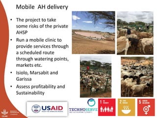 Challenges in delivery of animal health services