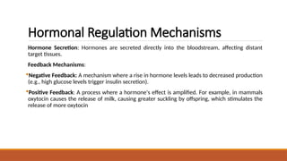 To Secrete The presentation on animal hormones and their types | PPTX