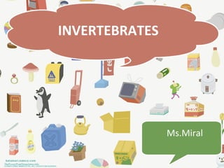 INVERTEBRATES




                Ms.Miral
 